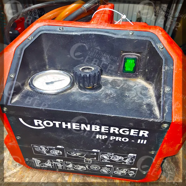 rothenberger-rp-pro-iii-perednyaya-panel Ремонт Rothenberger RP PRO-III — неисправна индикация давления